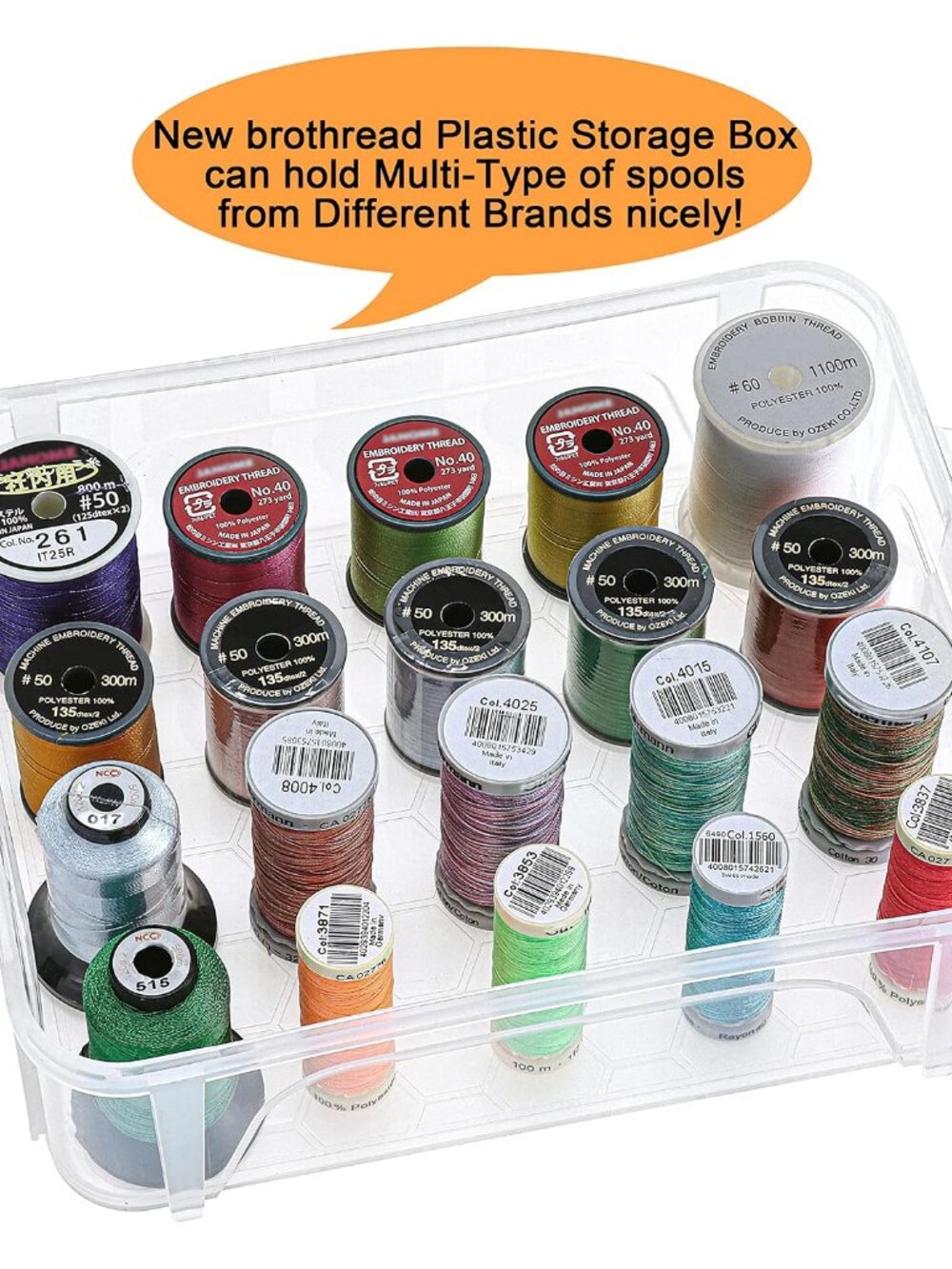 3 Layer Stackable Clear Storage Box Organizer - Picture 4 of 7